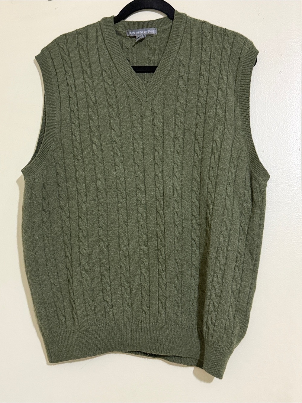 Saks Fifth Avenue cashmere vest